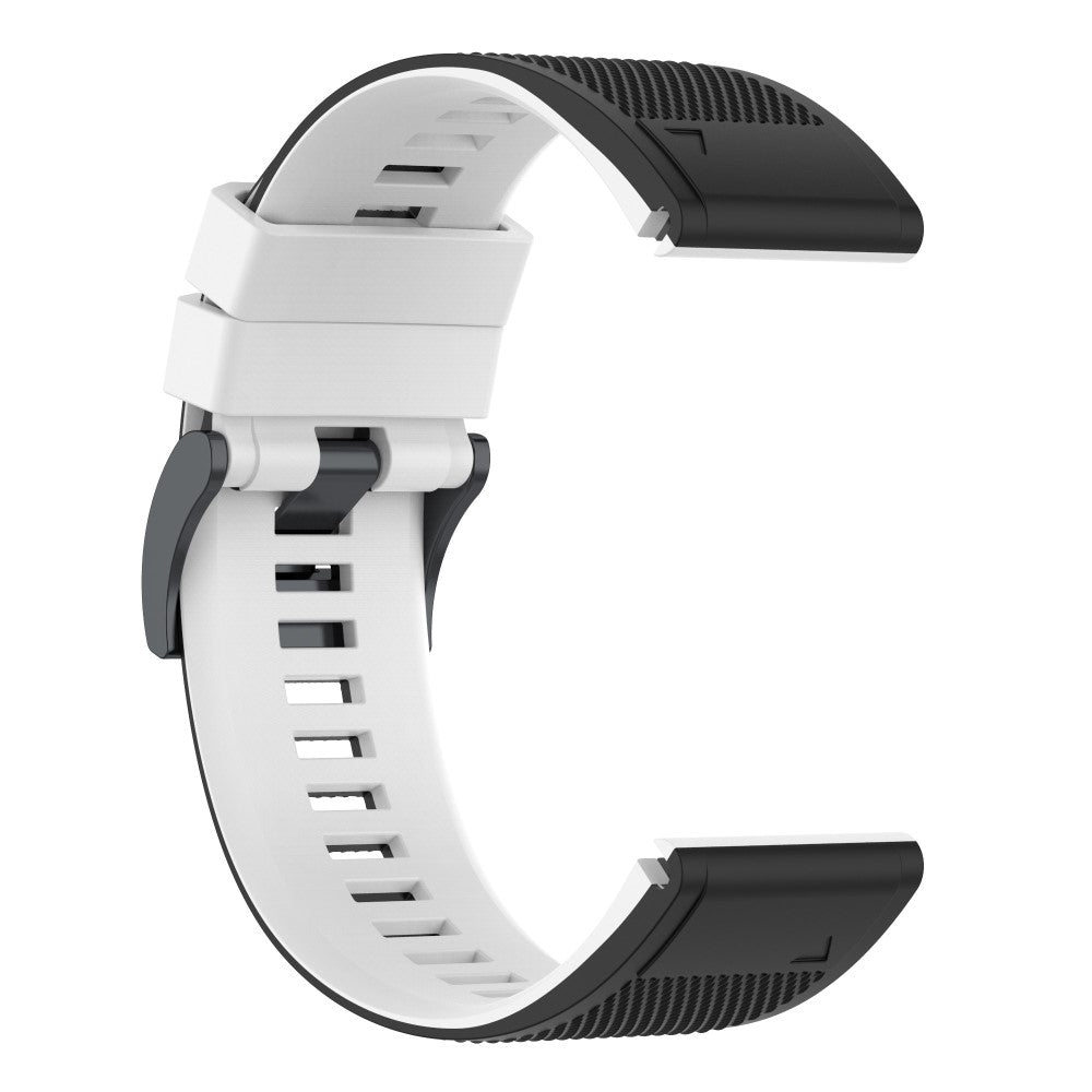 Vildt Fantastisk Silikone Universal Rem passer til Garmin Smartwatch - Hvid#serie_1