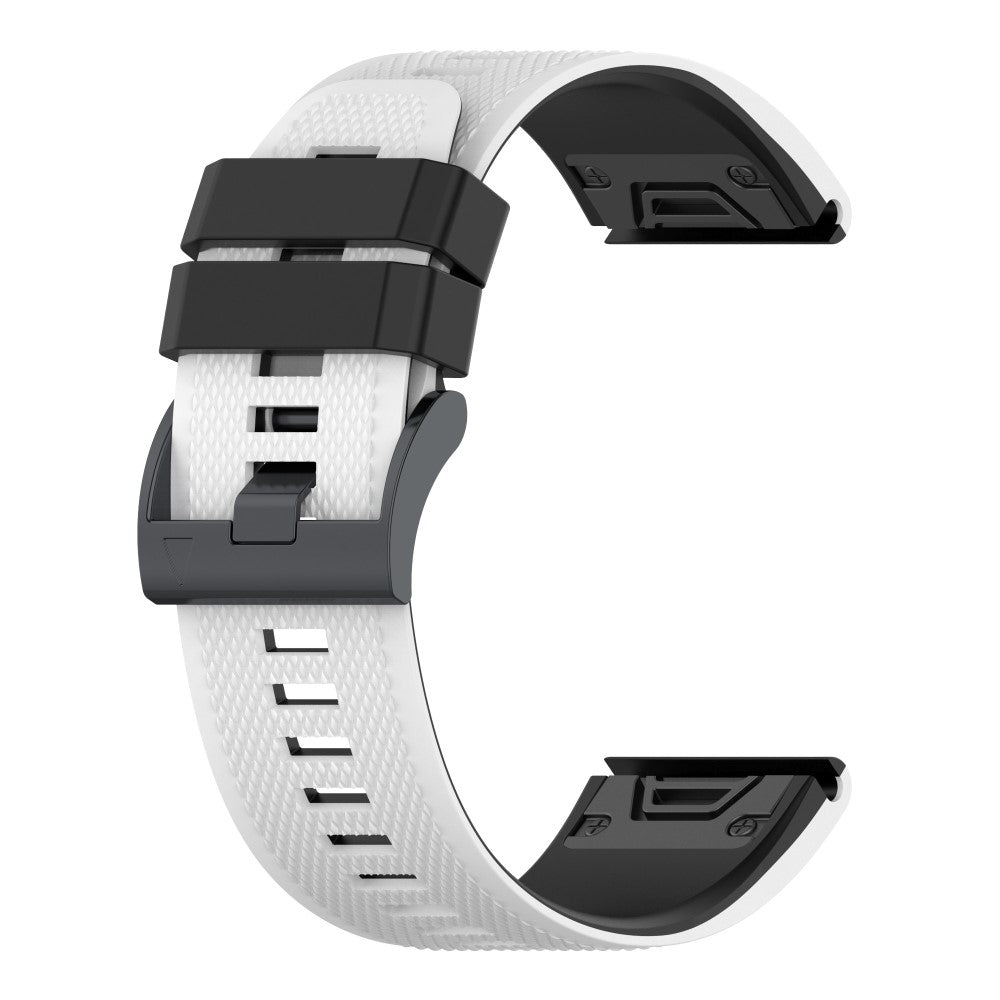 Vildt Fantastisk Silikone Universal Rem passer til Garmin Smartwatch - Hvid#serie_2