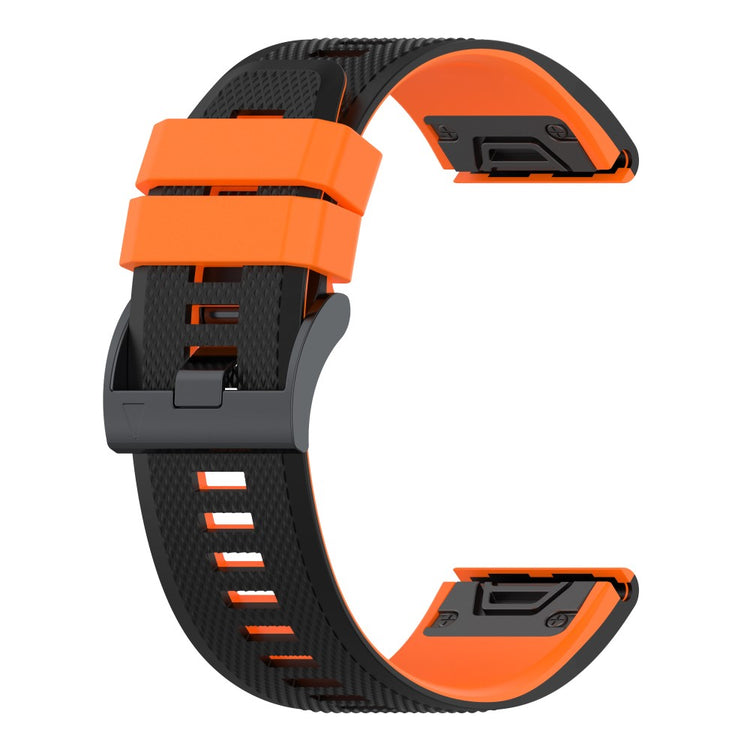 Vildt Fantastisk Silikone Universal Rem passer til Garmin Smartwatch - Orange#serie_3