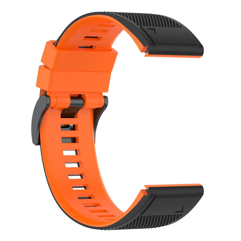 Vildt Fantastisk Silikone Universal Rem passer til Garmin Smartwatch - Orange#serie_3