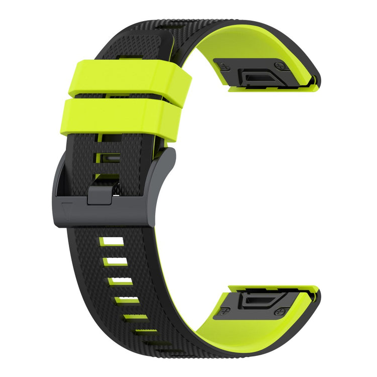 Vildt Fantastisk Silikone Universal Rem passer til Garmin Smartwatch - Grøn#serie_8