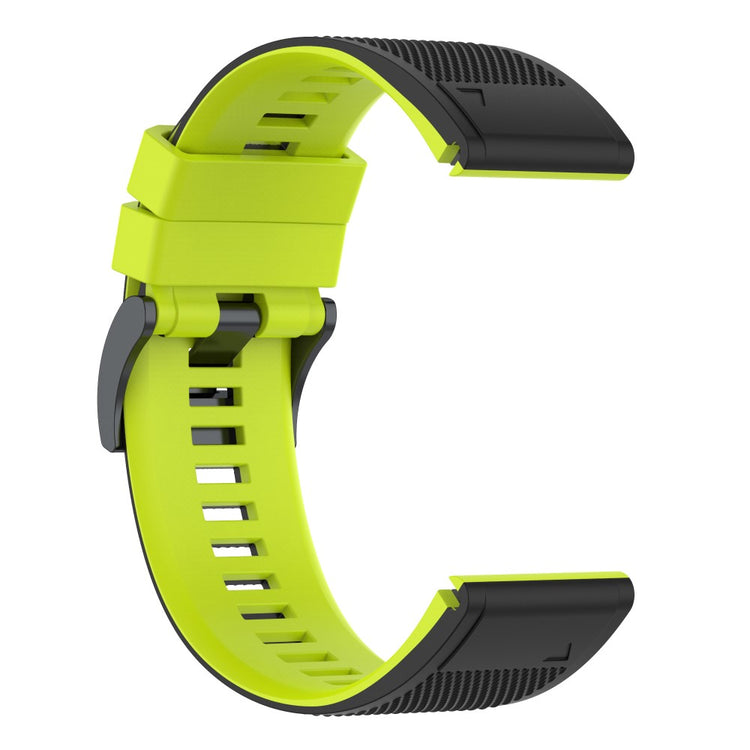 Vildt Fantastisk Silikone Universal Rem passer til Garmin Smartwatch - Grøn#serie_8