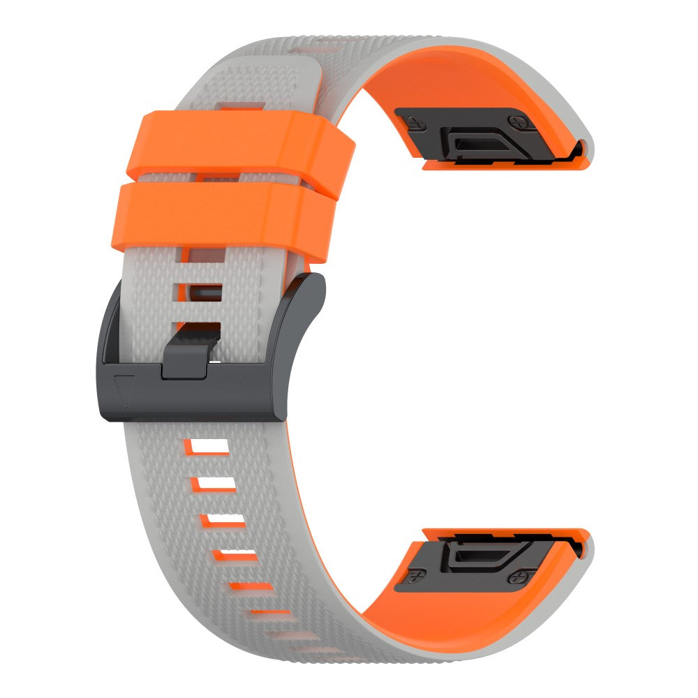 Vildt Fantastisk Silikone Universal Rem passer til Garmin Smartwatch - Orange#serie_10