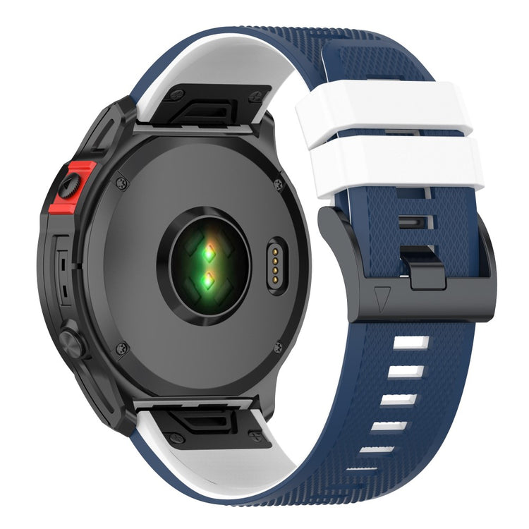 Vildt Fantastisk Silikone Universal Rem passer til Garmin Smartwatch - Blå#serie_11
