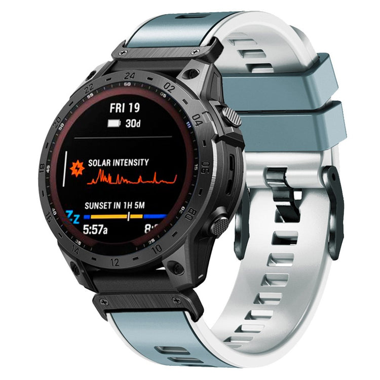 Vildt Rart Silikone Universal Rem passer til Garmin Smartwatch - Blå#serie_11