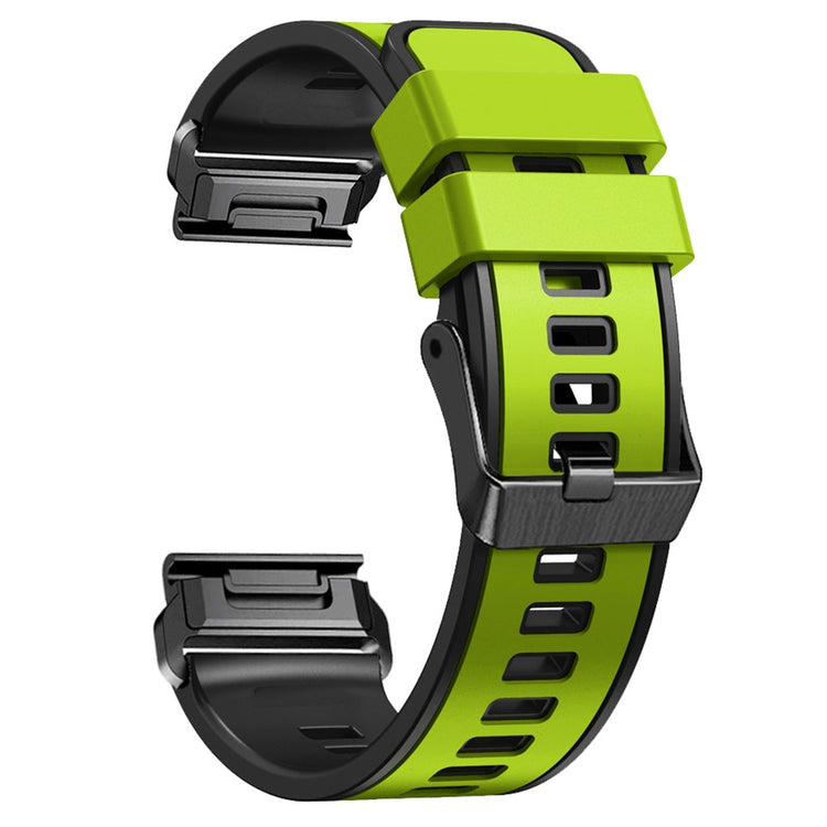 Vildt Rart Silikone Universal Rem passer til Garmin Smartwatch - Grøn#serie_12