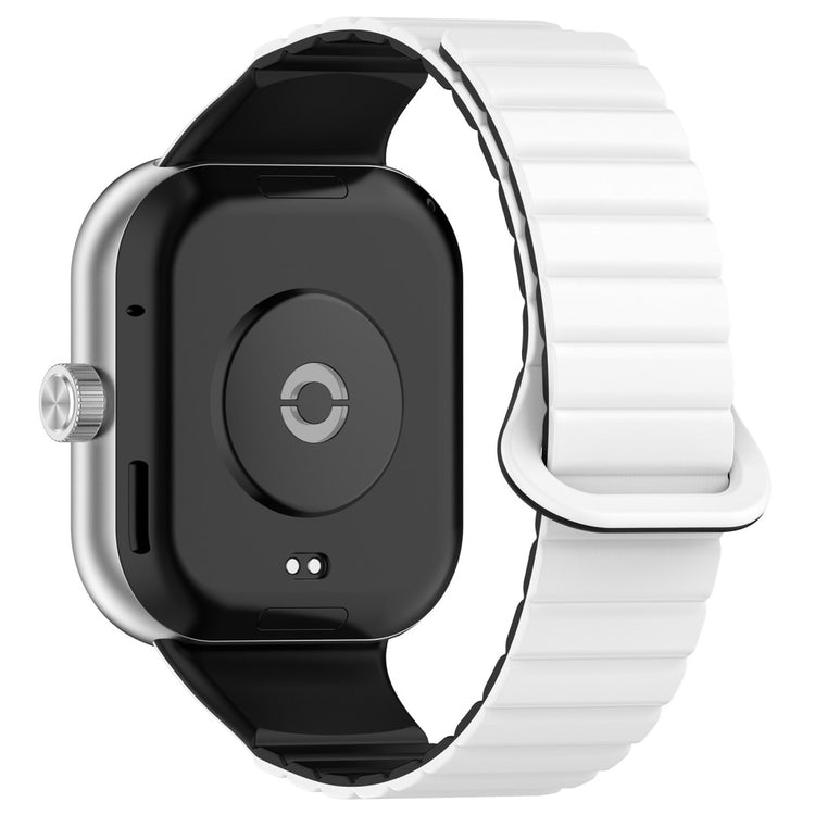 Silikone Universal Rem passer til Xiaomi Smart Band 8 Pro / Xiaomi Redmi Watch 4 - Hvid#serie_9