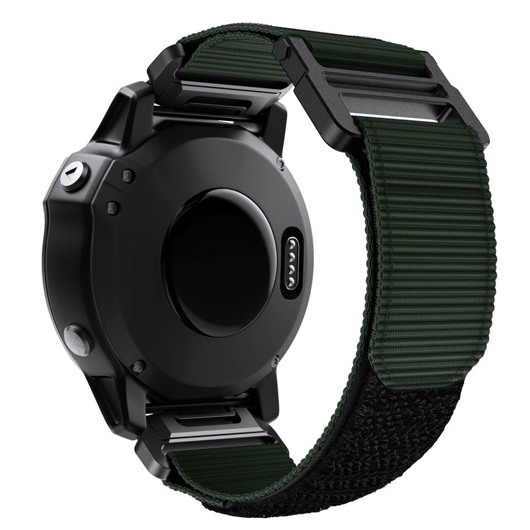 Vildt Fantastisk Nylon Universal Rem passer til Garmin Smartwatch - Grøn#serie_2