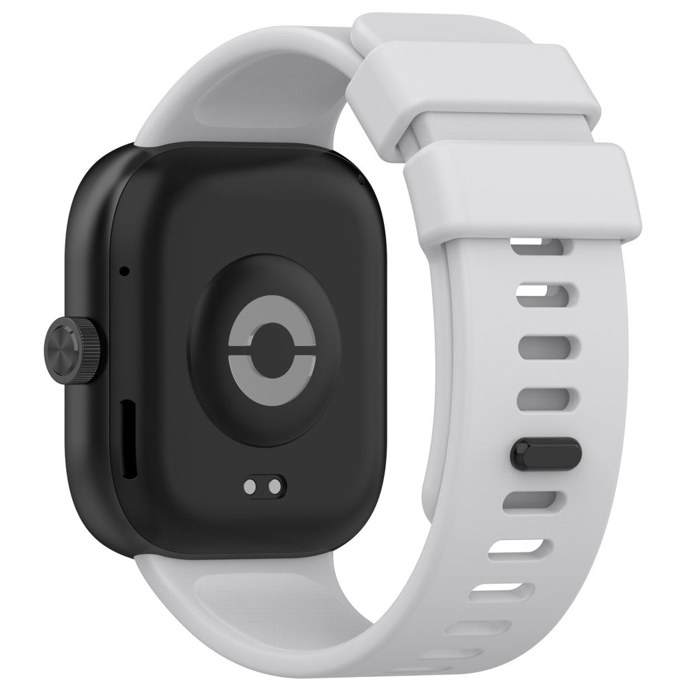 Silikone Universal Rem passer til Xiaomi Redmi Watch 4 / Xiaomi Band 8 Pro - Sølv#serie_12