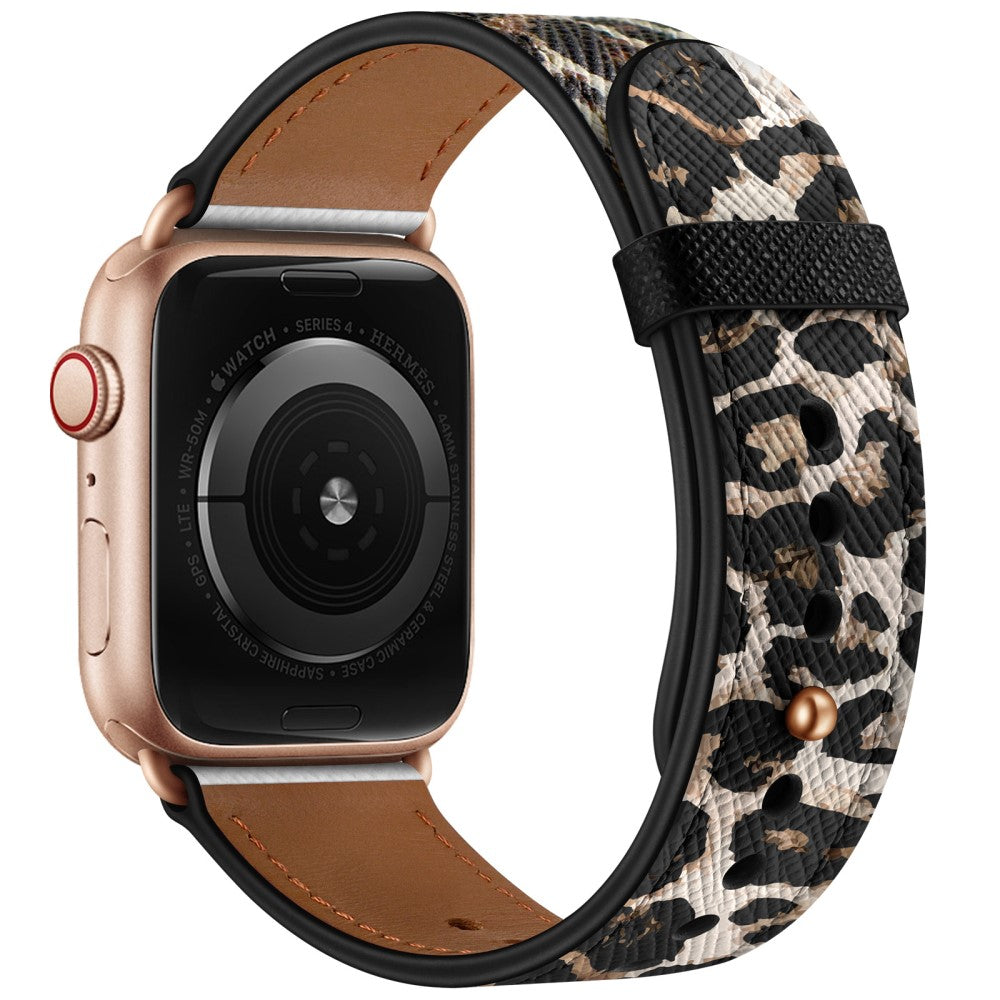 Meget Sejt Ægte Læder Universal Rem passer til Apple Smartwatch - Brun#serie_1