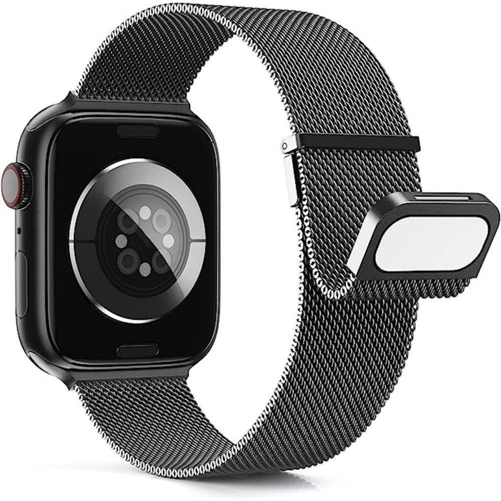 Super Elegant Metal Universal Rem passer til Apple Smartwatch - Sort#serie_2