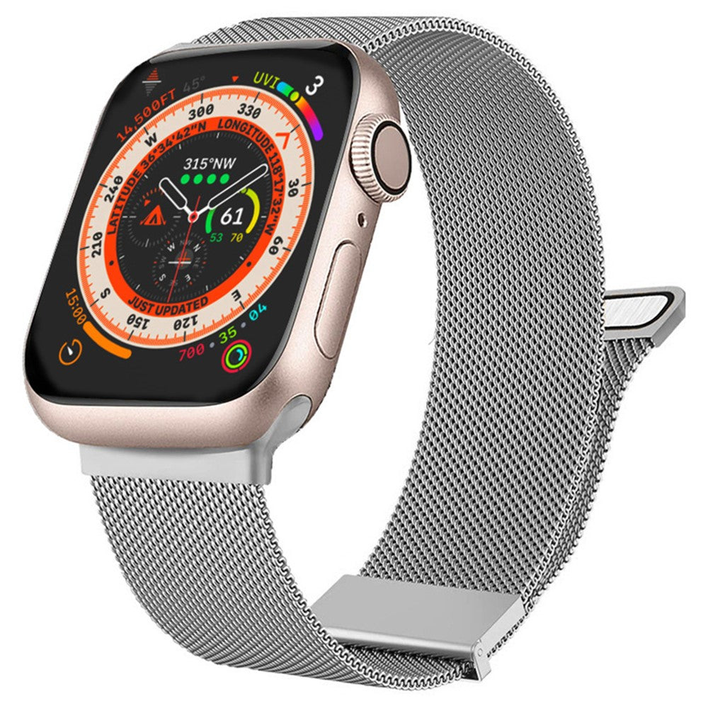 Super Elegant Metal Universal Rem passer til Apple Smartwatch - Sølv#serie_8