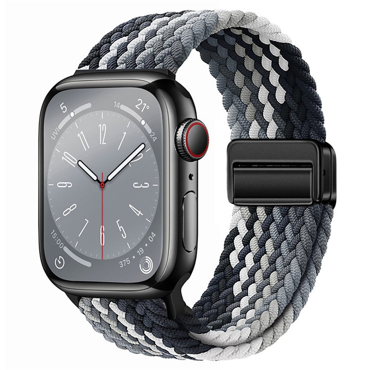 Meget Fantastisk Nylon Universal Rem passer til Apple Smartwatch - Sort#serie_17