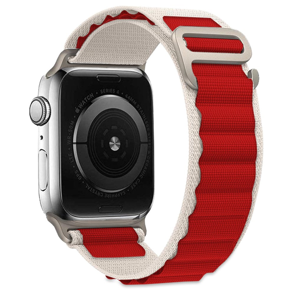 Vildt Fint Nylon Universal Rem passer til Apple Smartwatch - Rød#serie_1
