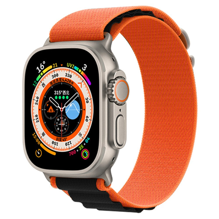 Vildt Fint Nylon Universal Rem passer til Apple Smartwatch - Orange#serie_2