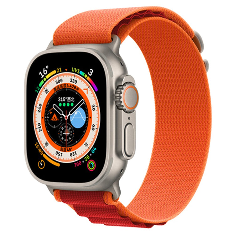 Vildt Fint Nylon Universal Rem passer til Apple Smartwatch - Orange#serie_3