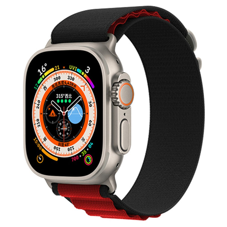 Vildt Fint Nylon Universal Rem passer til Apple Smartwatch - Rød#serie_8