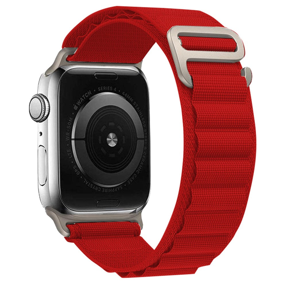 Vildt Fint Nylon Universal Rem passer til Apple Smartwatch - Rød#serie_11