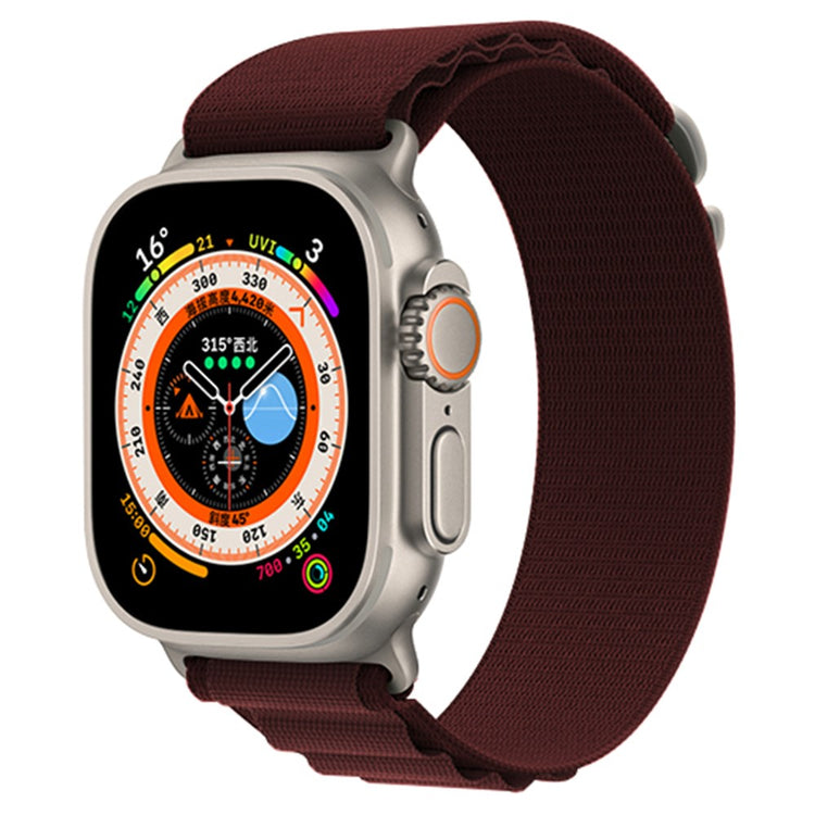 Vildt Fint Nylon Universal Rem passer til Apple Smartwatch - Rød#serie_13
