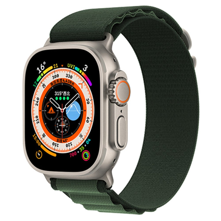 Vildt Fint Nylon Universal Rem passer til Apple Smartwatch - Grøn#serie_14