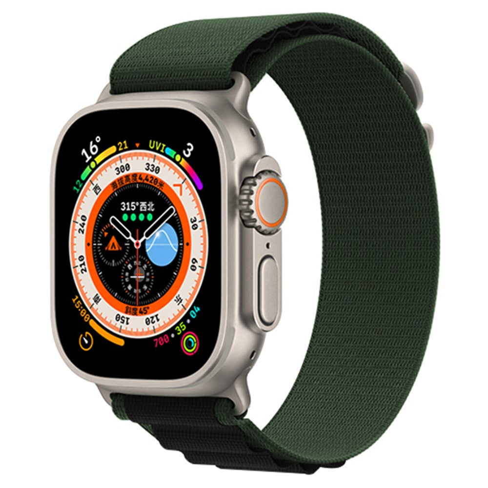 Vildt Fint Nylon Universal Rem passer til Apple Smartwatch - Grøn#serie_15