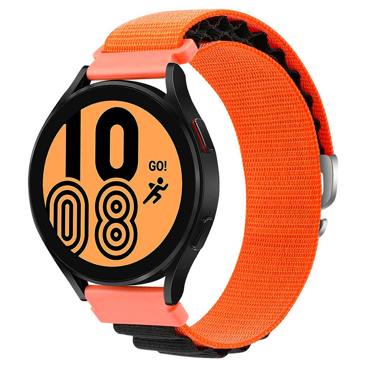 Meget Holdbart Nylon Universal Rem passer til Smartwatch - Orange#serie_4