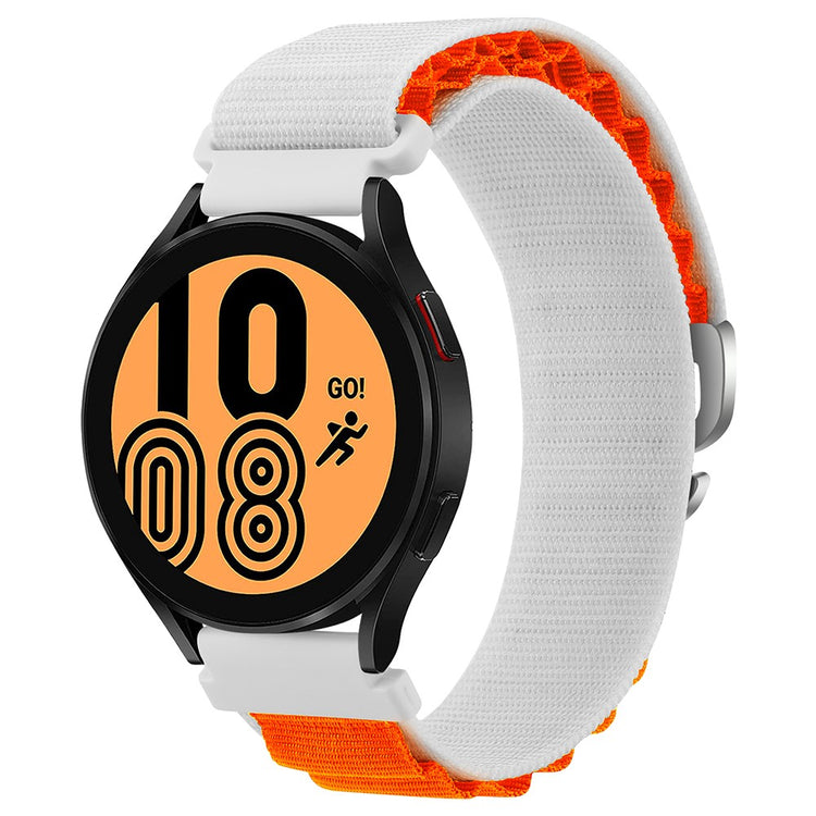 Meget Holdbart Nylon Universal Rem passer til Smartwatch - Orange#serie_14