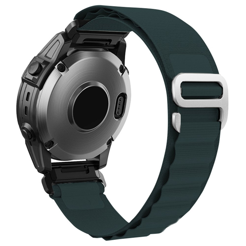 Meget Hårdfør Nylon Universal Rem passer til Garmin Smartwatch - Grøn#serie_10