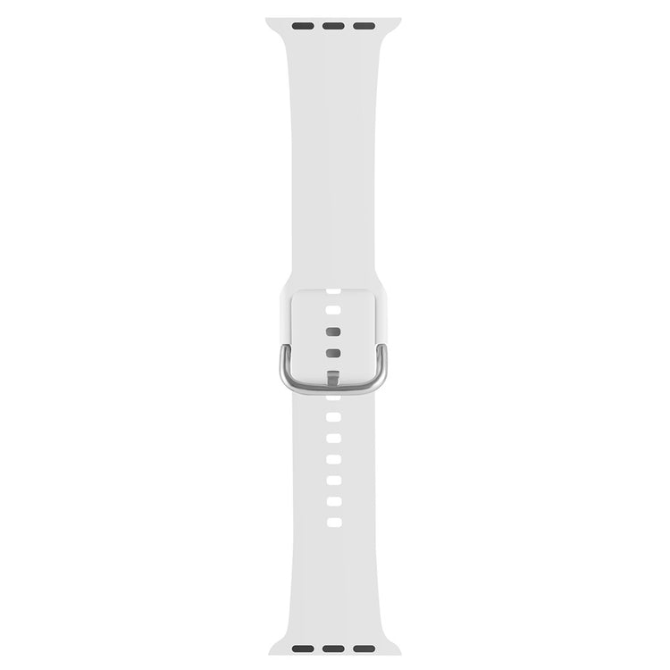 Mega Fint Silikone Universal Rem passer til Apple Smartwatch - Hvid#serie_2