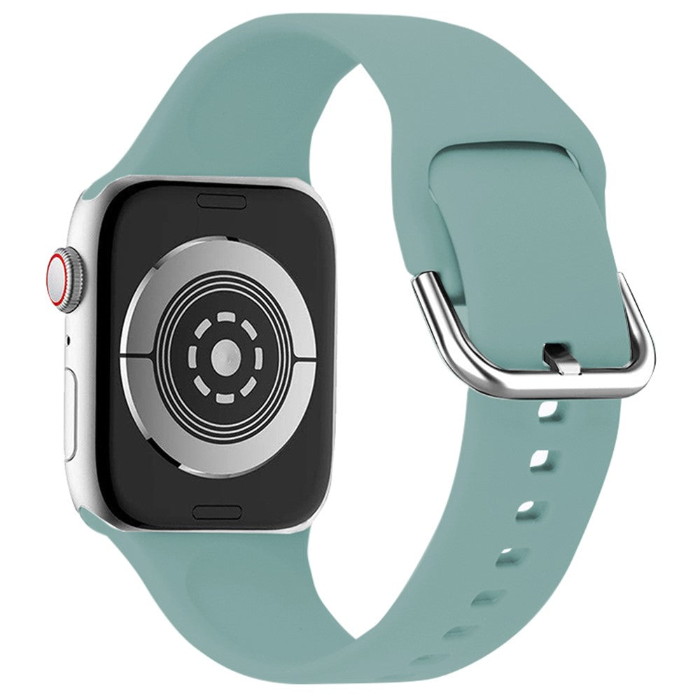 Mega Fint Silikone Universal Rem passer til Apple Smartwatch - Grøn#serie_11