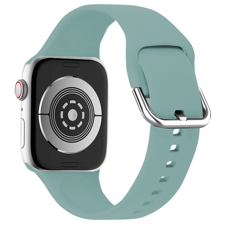 Mega Fint Silikone Universal Rem passer til Apple Smartwatch - Grøn#serie_11