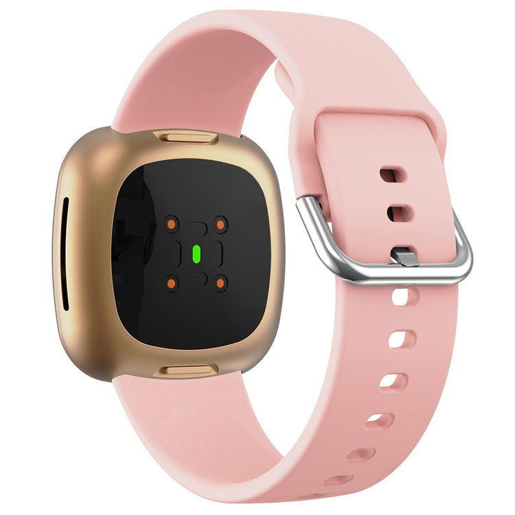 Mega Flot Silikone Universal Rem passer til Fitbit Smartwatch - Pink#serie_4