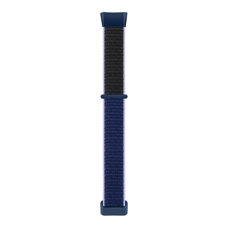 Sejt Nylon Universal Rem passer til Fitbit Charge 3 / Fitbit Charge 4 - Blå#serie_4