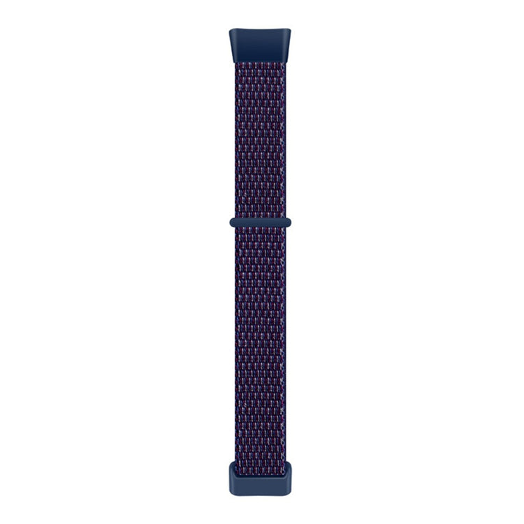 Sejt Nylon Universal Rem passer til Fitbit Charge 3 / Fitbit Charge 4 - Blå#serie_8
