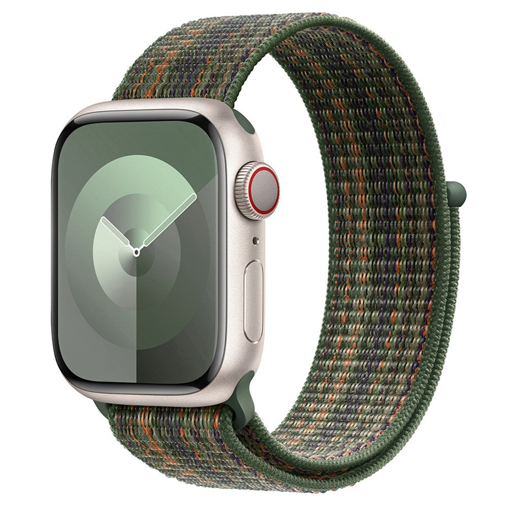 Super Smuk Nylon Universal Rem passer til Apple Smartwatch - Grøn#serie_1