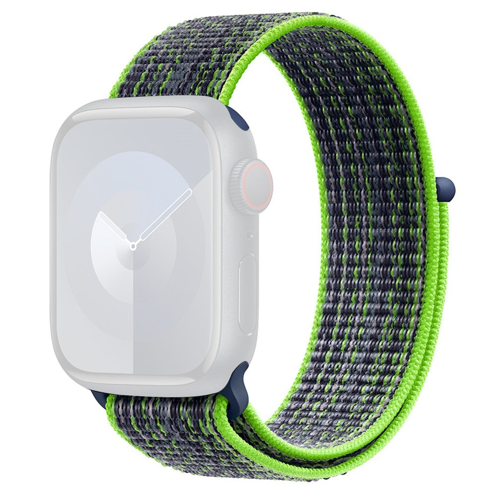 Super Smuk Nylon Universal Rem passer til Apple Smartwatch - Grøn#serie_5