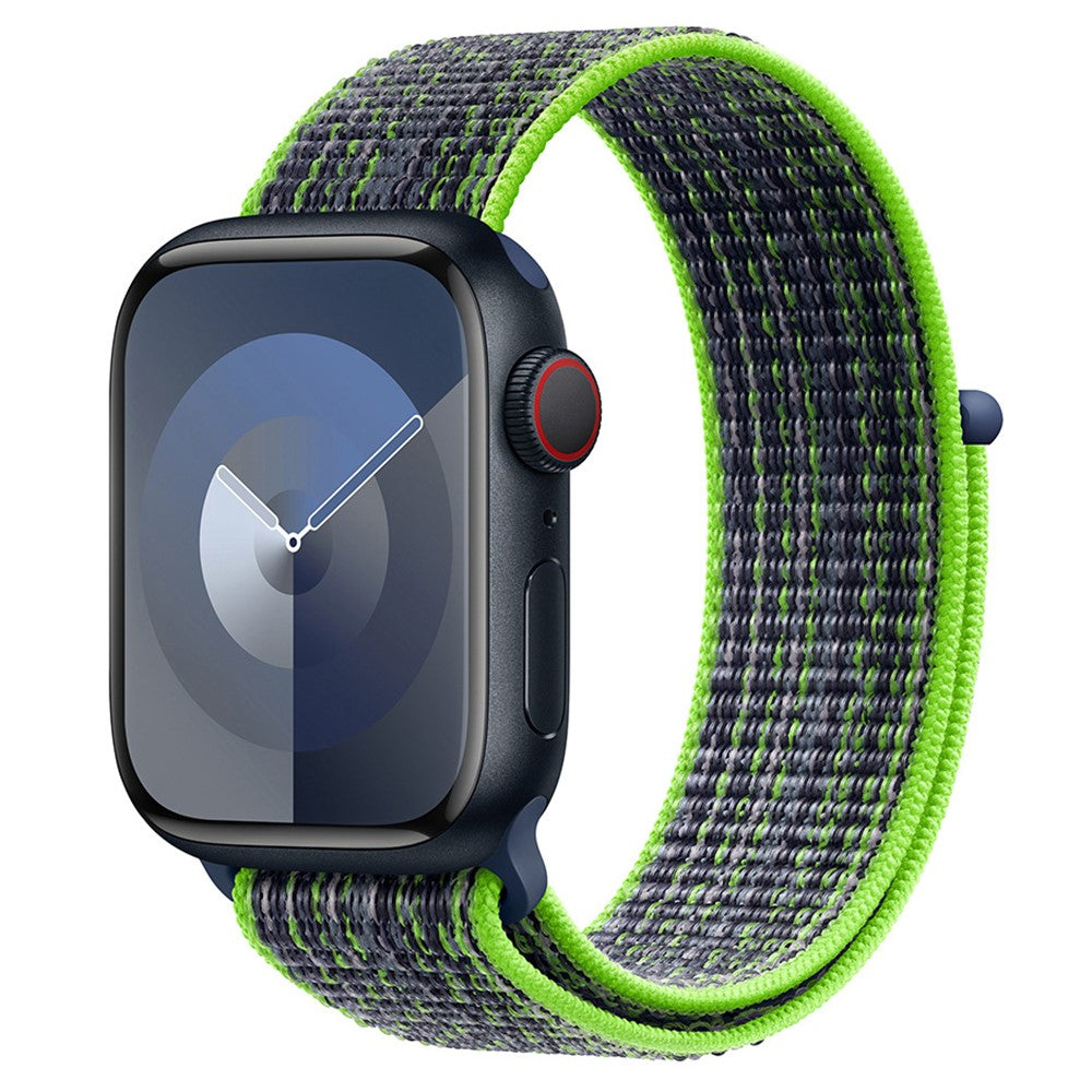 Super Smuk Nylon Universal Rem passer til Apple Smartwatch - Grøn#serie_5