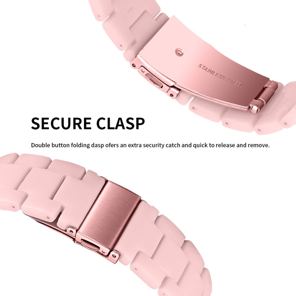 Holdbart Plastik Rem passer til Withings Steel HR (40mm) - Pink#serie_10