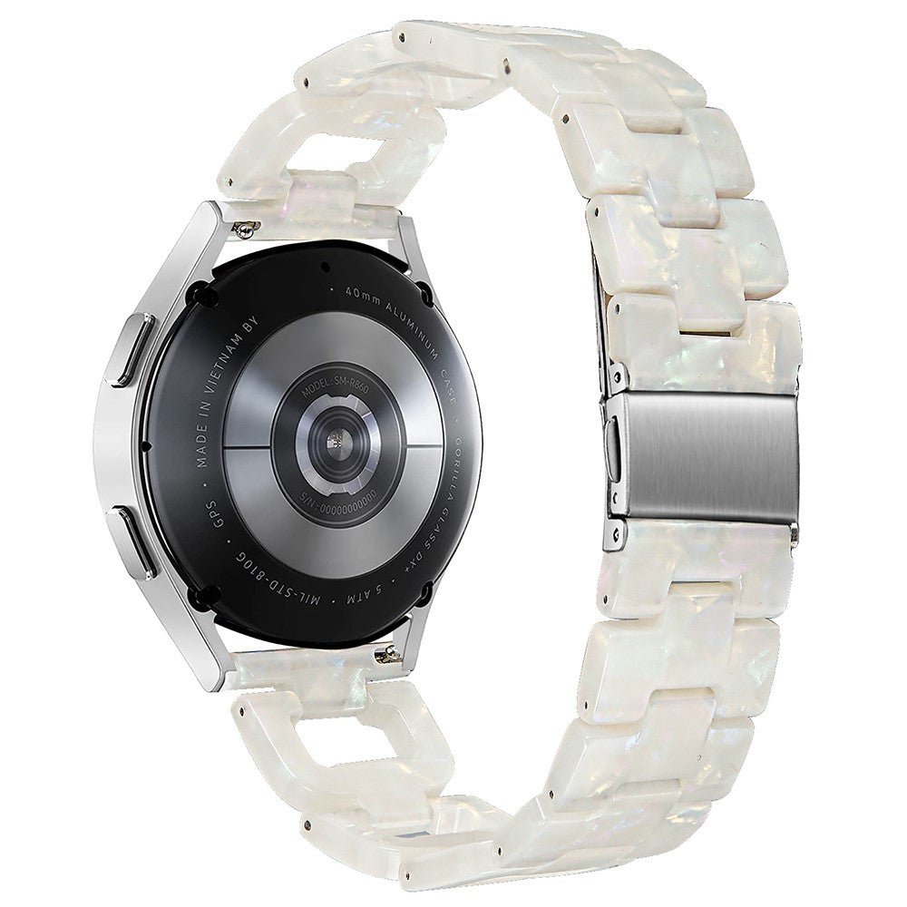 Fantastic TicWatch 2 / TicWatch E Plastic Universel Strap - White#serie_12