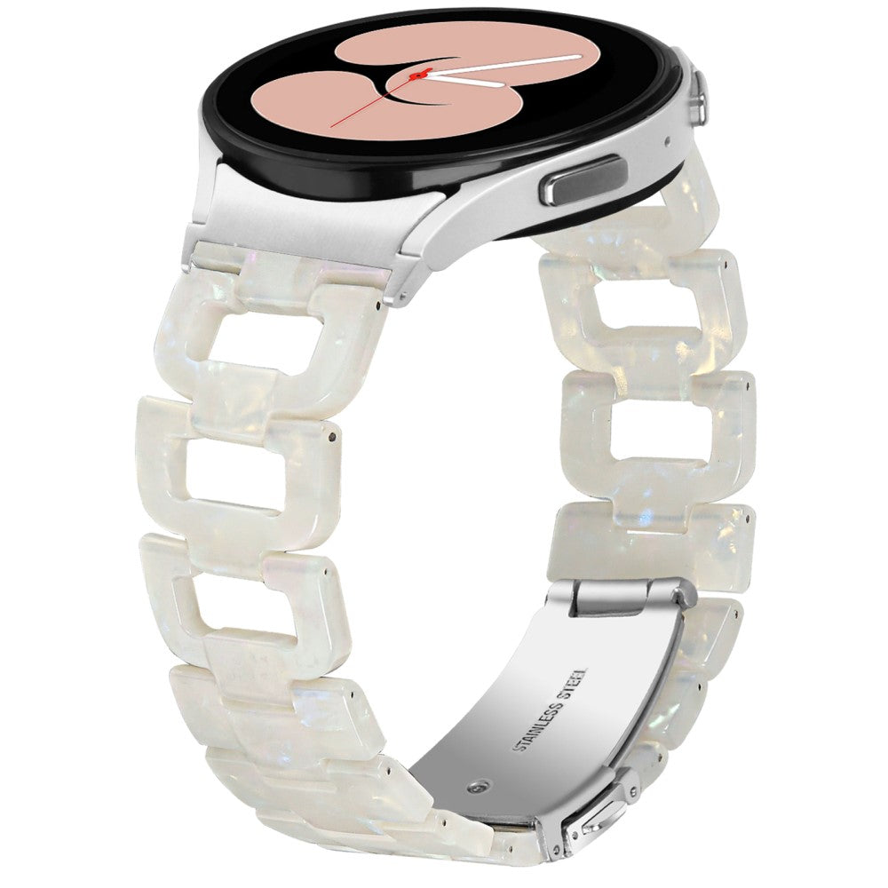 Very Elegant Samsung Smartwatch Plastic Universel Strap - White#serie_12