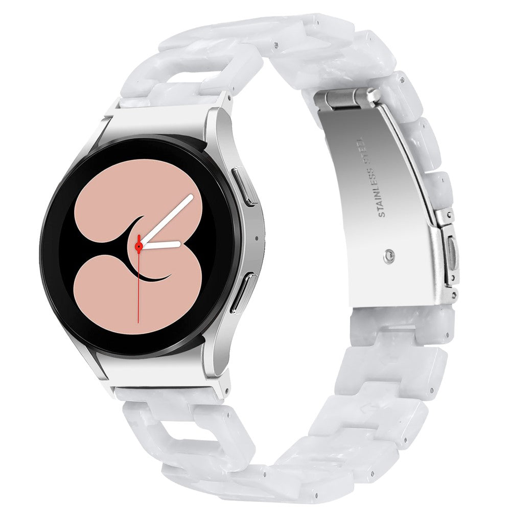 Very Elegant Samsung Smartwatch Plastic Universel Strap - White#serie_13