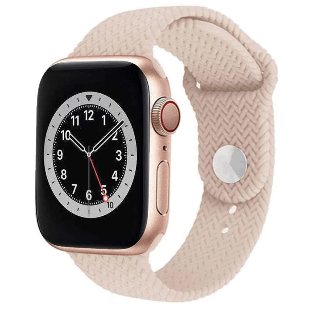 Super Stylish Apple Smartwatch Silicone Universel Strap - Pink#serie_4