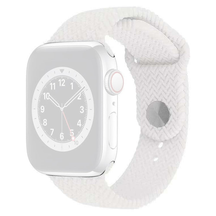 Super Stylish Apple Smartwatch Silicone Universel Strap - White#serie_6