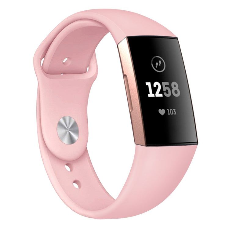 Fitbit Charge 3 / Fitbit Charge 4 Silicone Universel Strap - Pink#serie_7