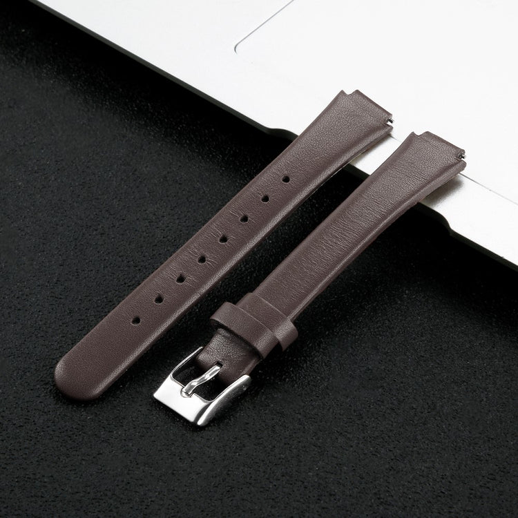 Incredibly Cool Fitbit Inspire 1 Genuine Leather Strap - Silver#serie_6