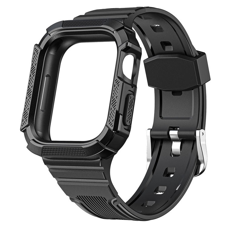 Very Fashionable Apple Smartwatch Silicone Universel Strap - Black#serie_4