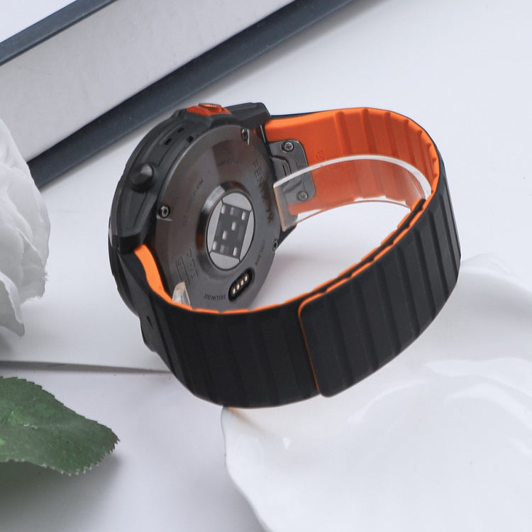 Absolutely Nice Garmin Smartwatch Silicone Universel Strap - Orange#serie_2