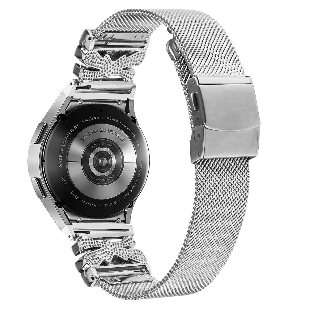 Stylish Samsung Smartwatch Metal Universel Strap - Silver#serie_133