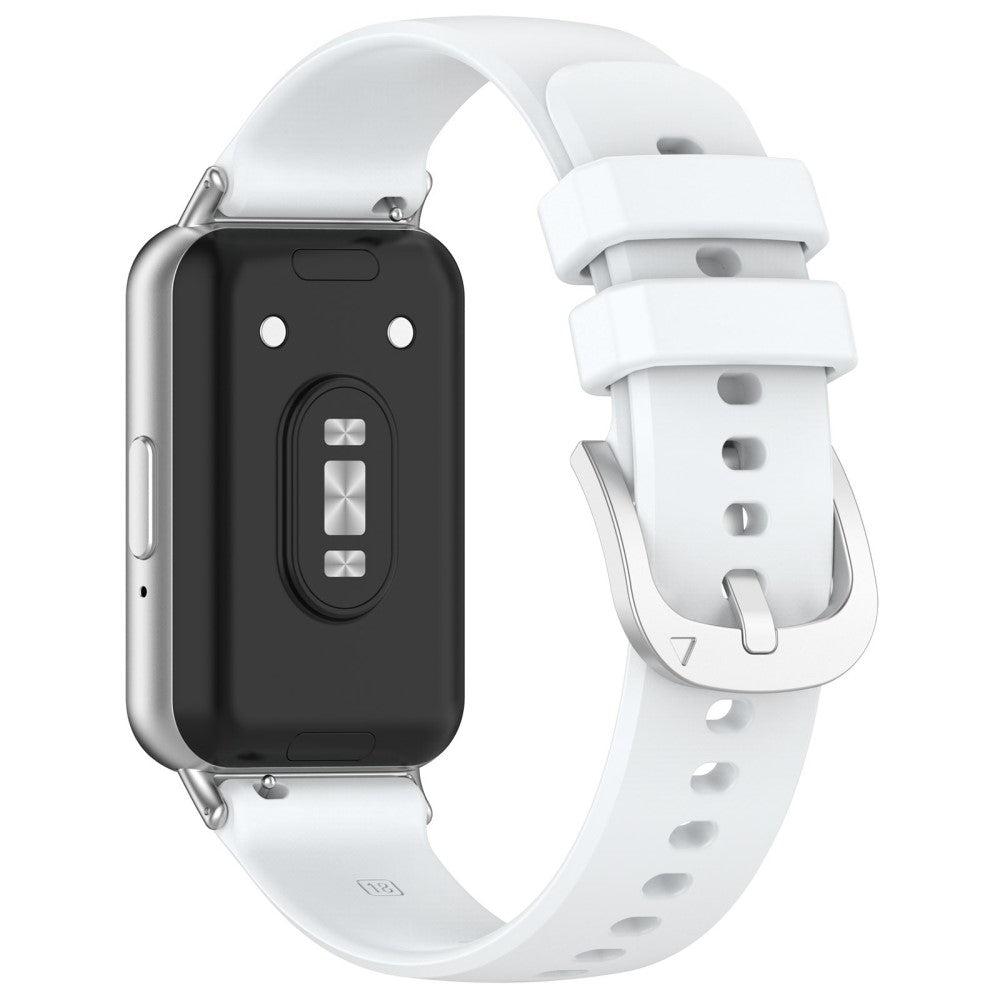 Very Comfortable Samsung Galaxy Fit 3 Silicone Strap - White#serie_10