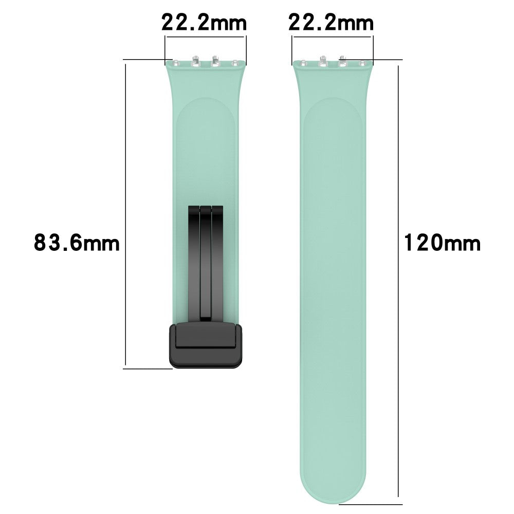 Super Agreeable Samsung Galaxy Fit 3 Silicone Strap - Blue#serie_9